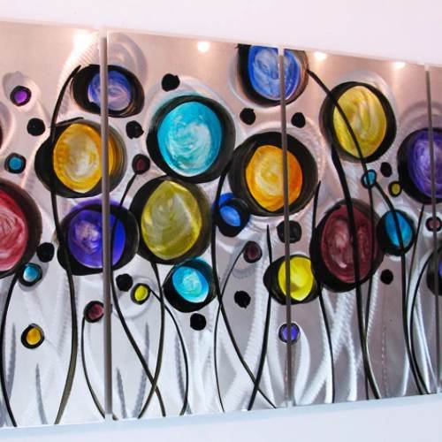 Colored Metal Wall Art image
