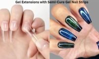 Gel Extensions with Semi-Cure Gel Nail Strips