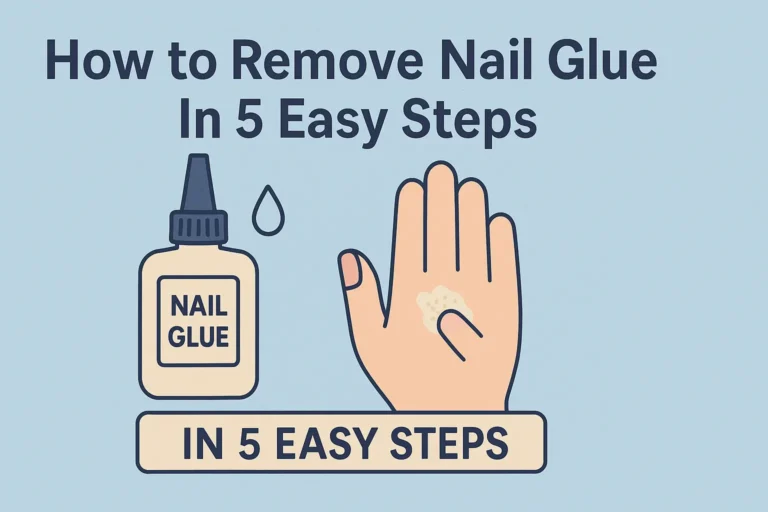 How to Remove Nail Glue In 5 Easy Steps